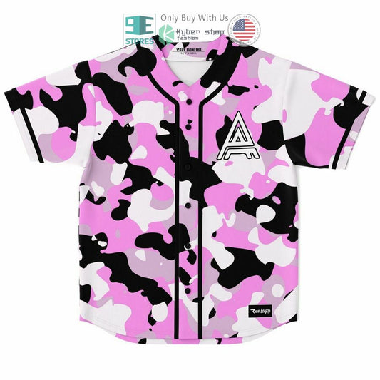 BEST Armnhmr 13 pink camo Baseball Jersey