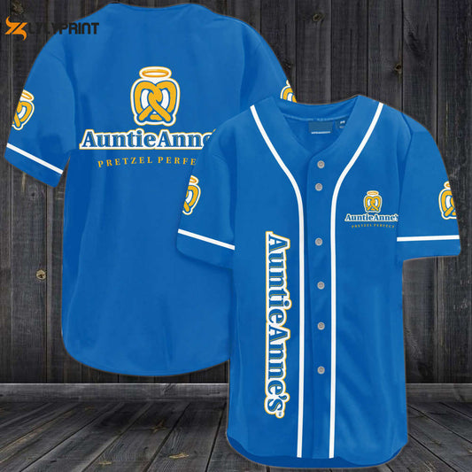 Auntie Anne's Baseball Jersey - lylyprint.com