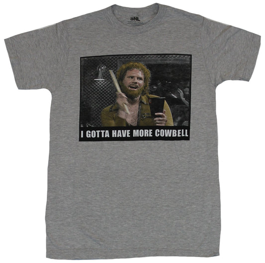 Saturday Night Live Mens T-Shirt -Gotta Have More Cowbell Ferrell Photo Image