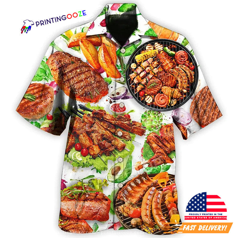 BBQ Sausage Hawaiian Shirt