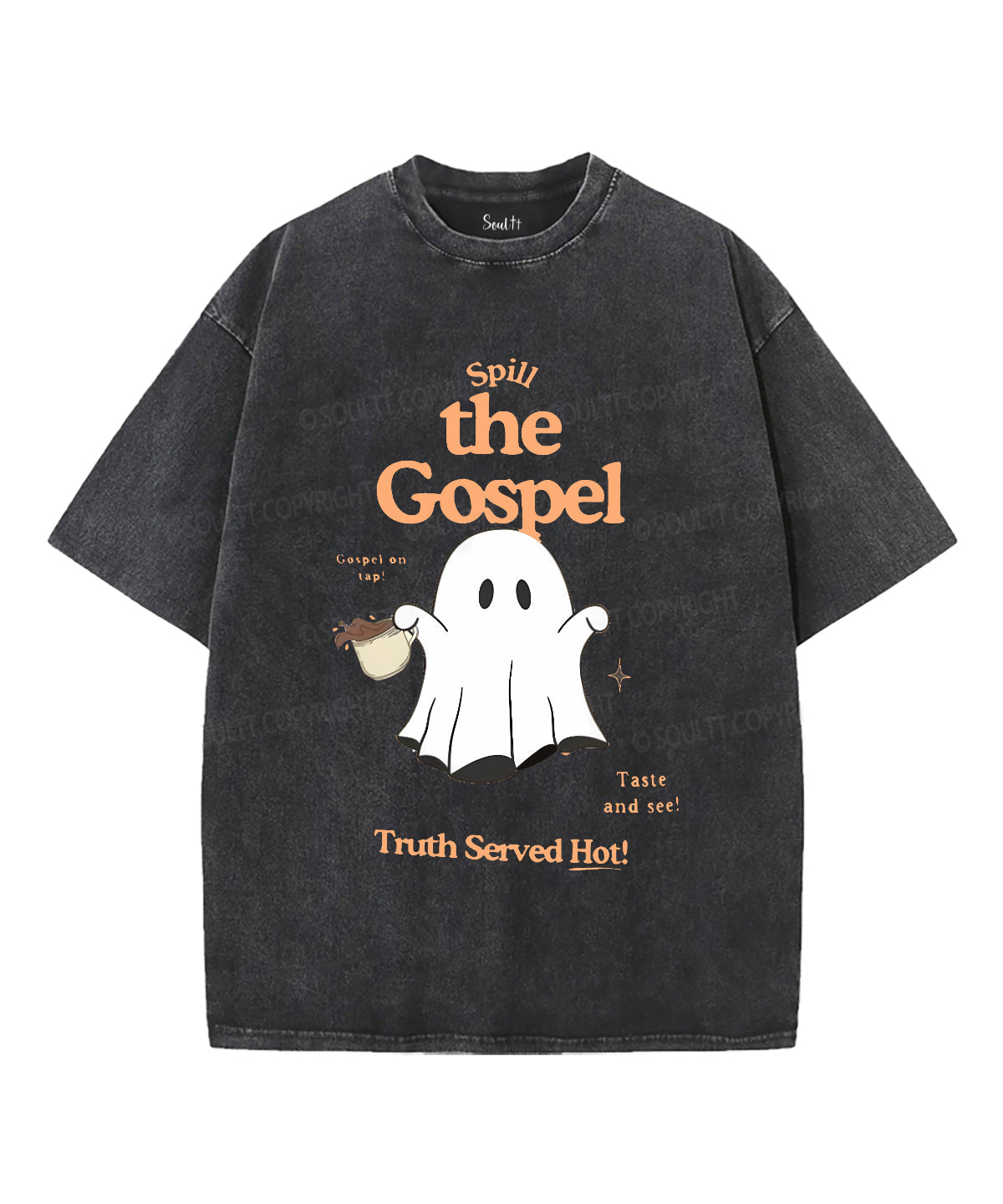 Truth Served Hot Unisex Washed Christian T-shirt