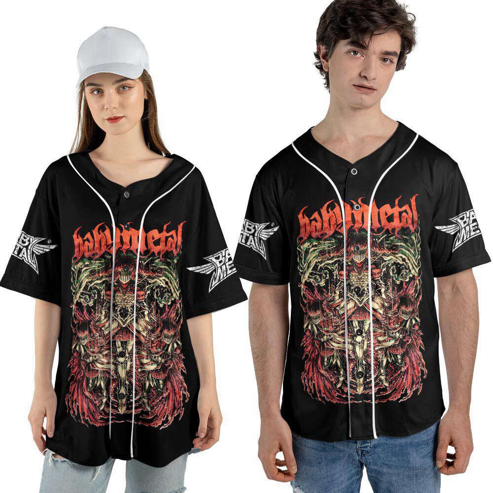 Babymetal US Tour 2023 Kpop Jersey Baseball, Kpop Baseball Jersey For Men Women - lylyprint.com
