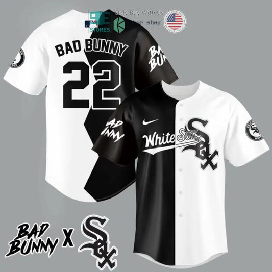 BEST Bad Bunny and Boston Red Soand Baseball Jersey