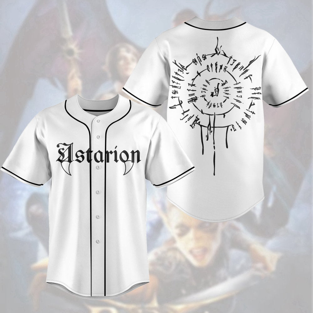 Baldur s Gate 3 Adventure Awaits Baseball Jersey – Astarion High Elf Shirt Video Game Dungeon Master Gift