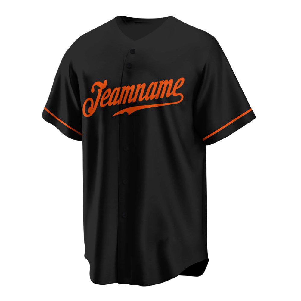 Baltimore Black Orange Baseball Jersey Customized Name And Number, For Men Women - Aopprinter