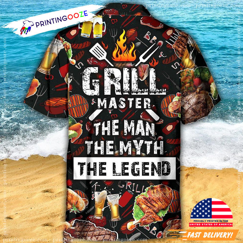 Barbecue Food Grill Master BBQ Hawaiian Shirt