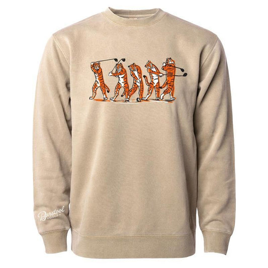 barstool golf tiger swing crewneck Classic Cotton