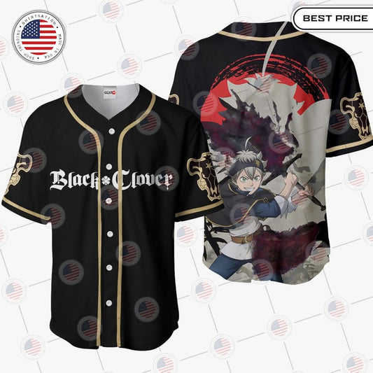 BEST Black Clover Asta Baseball Jersey