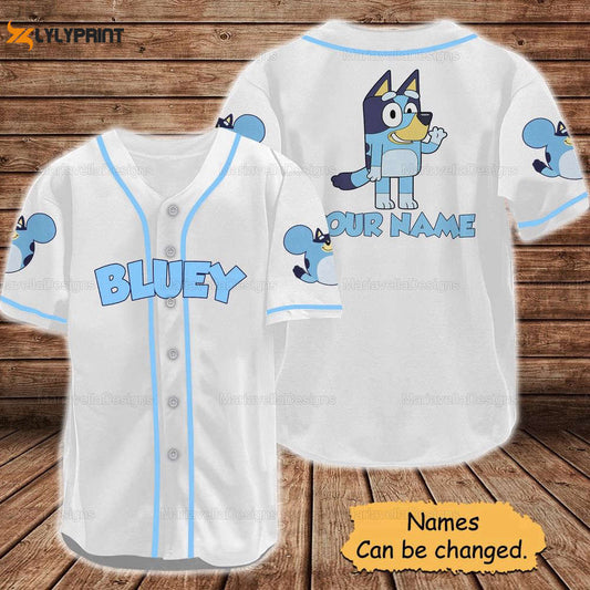 BlueyDad Baseball Jersey, Custom BlueyDad Baseball Jersey - lylyprint.com