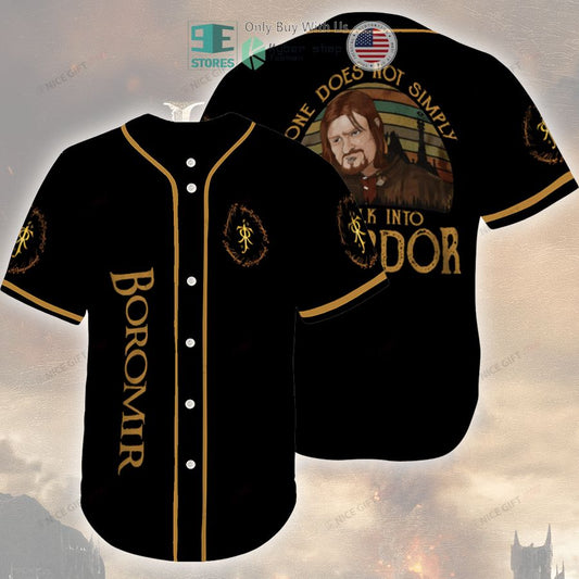 BEST Boromir One does not simply Baseball Jersey