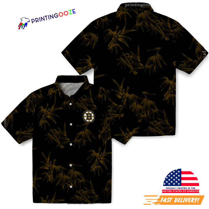 Boston Bruins Ice Hockey​ Hawaiian Shirt No. 1