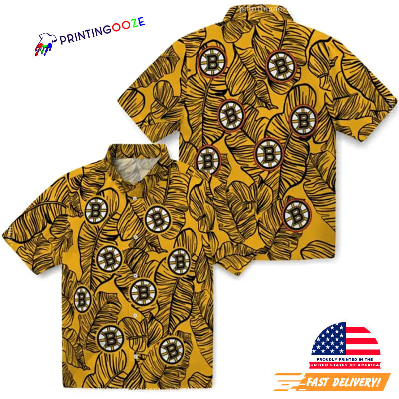 Boston Bruins Ice Hockey Hawaiian Shirt No. 3
