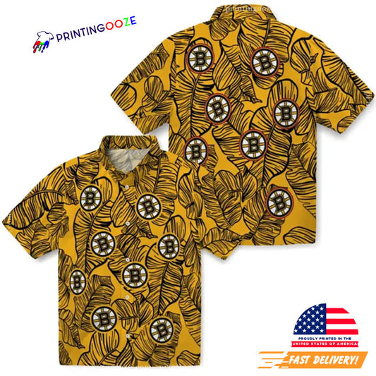 Boston Bruins Ice Hockey Hawaiian Shirt No. 3