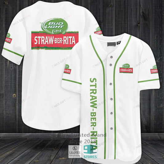Bud Light Straw Ber Rita Baseball Jersey
