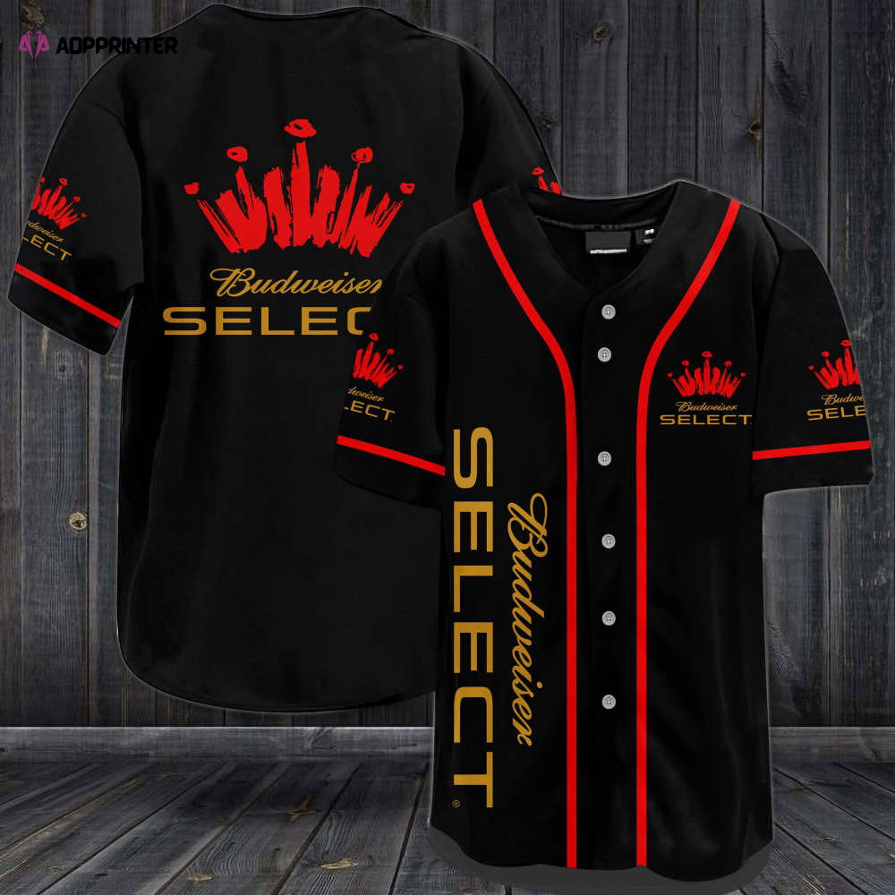 Budweiser Select Baseball Jersey - Aopprinter