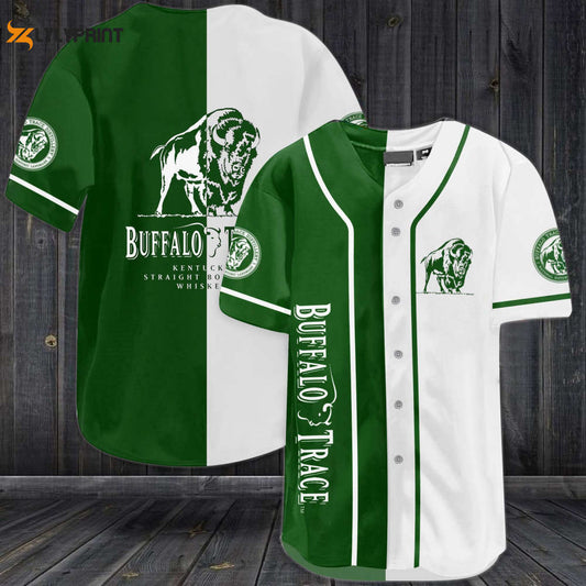 Buffalo Trace Kentucky Straight Bourbon Whiskey Baseball Jersey - Unique Gift for Men & Women Perfect for Whiskey Lovers - lylyprint.com