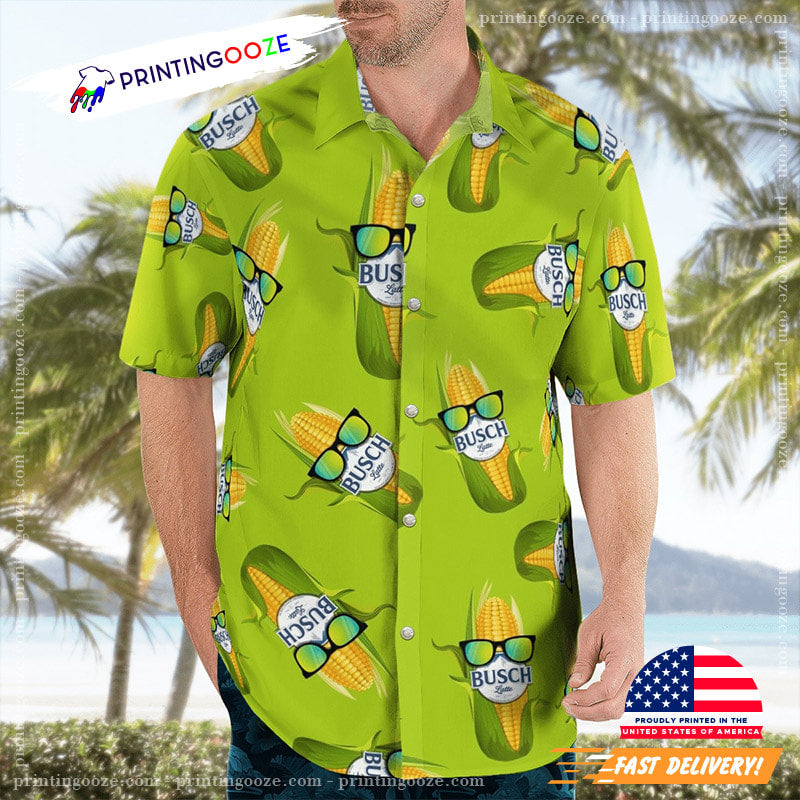 Busch Latte Beer Hawaiian Shirt
