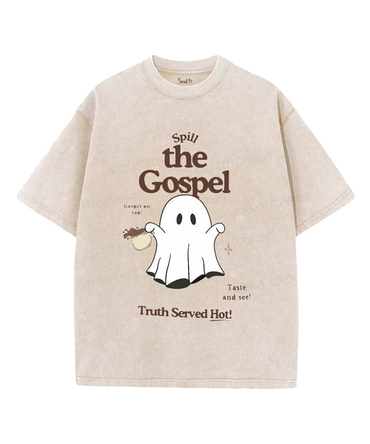 Truth Served Hot Unisex Washed Christian T-shirt