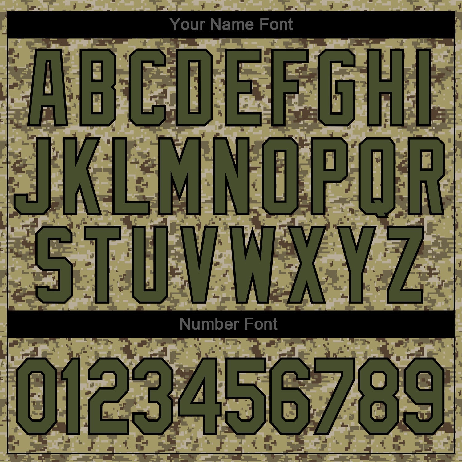 Custom Camo Olive-Black Authentic Salute To Service Baseball Jersey