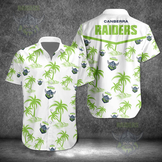 Canberra Raiders NRL Hawaiian Shirt Team Spirit Wear Collection