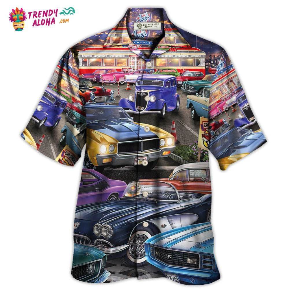 Car Classic Car Show Life Style Hawaiian Shirt - Trendy Aloha