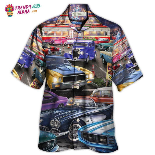 Car Classic Car Show Life Style Hawaiian Shirt - Trendy Aloha