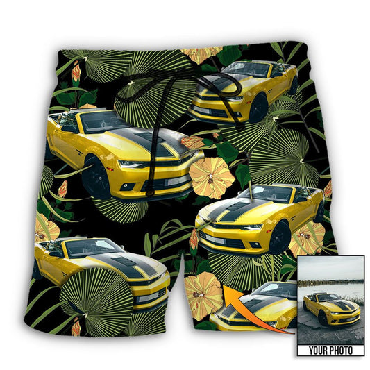 Car Cool Various Style Custom Photo Trendy Aloha Hawaiian Beach Shorts