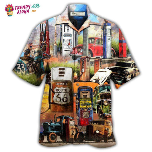 Car Filling Full Driving Far Hawaiian Shirt - Trendy Aloha