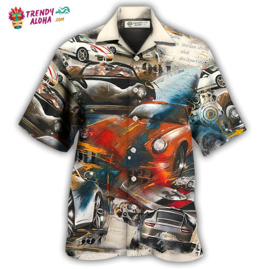 Car Racing Leading The Race Hawaiian Shirt - Trendy Aloha