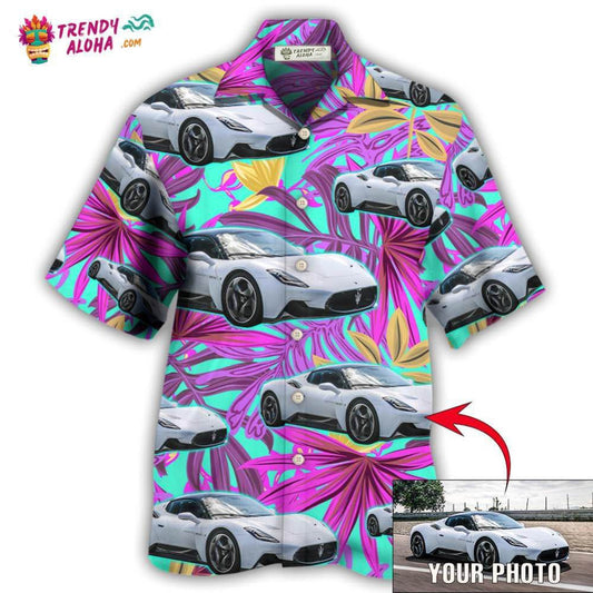 Car Various Style Custom Photo Hawaiian Shirt - Trendy Aloha