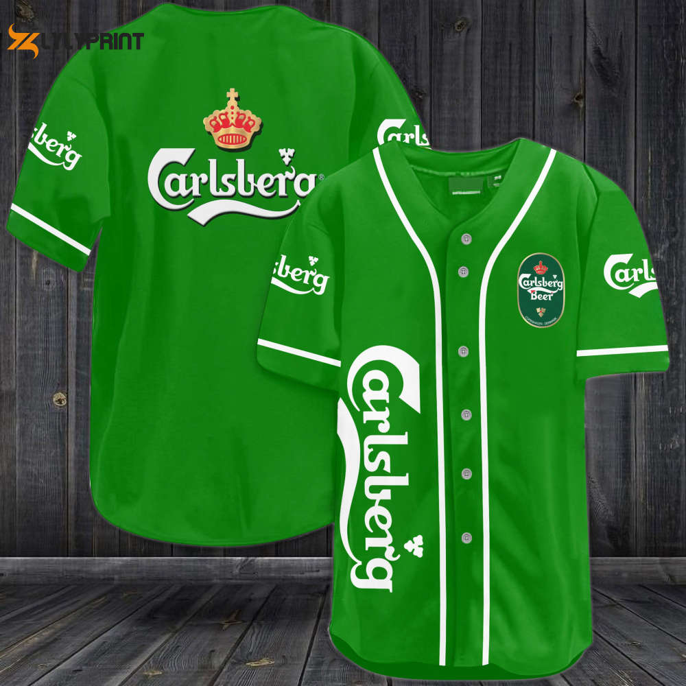 Carlsberg Beer Baseball Jersey - lylyprint.com