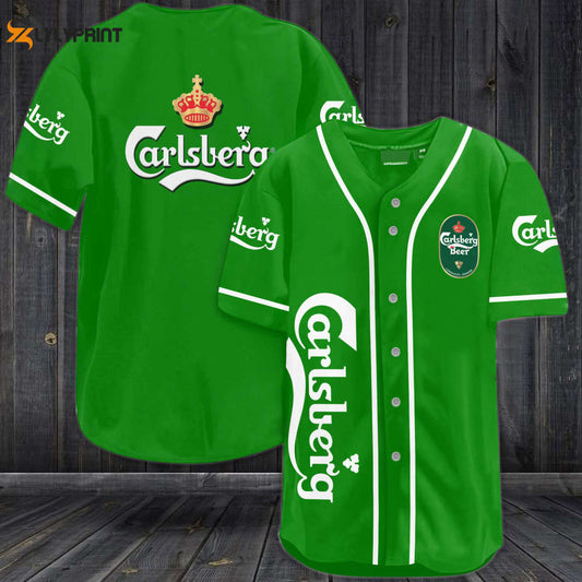 Carlsberg Beer Baseball Jersey - lylyprint.com