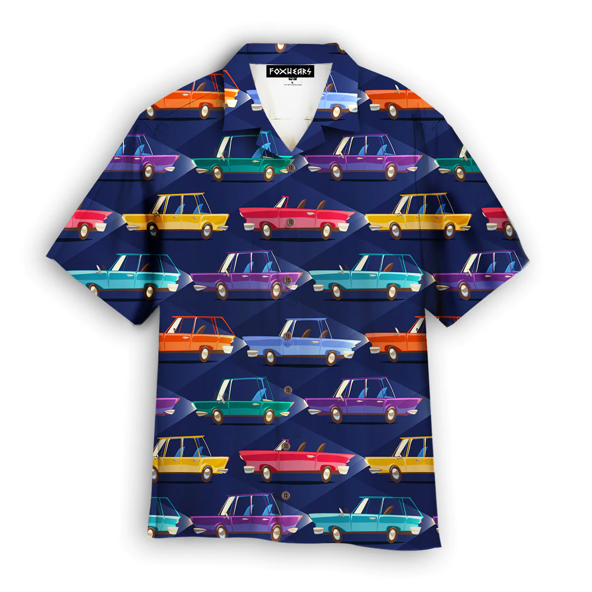 Cars Retro Style Trendy Hawaiian Shirt