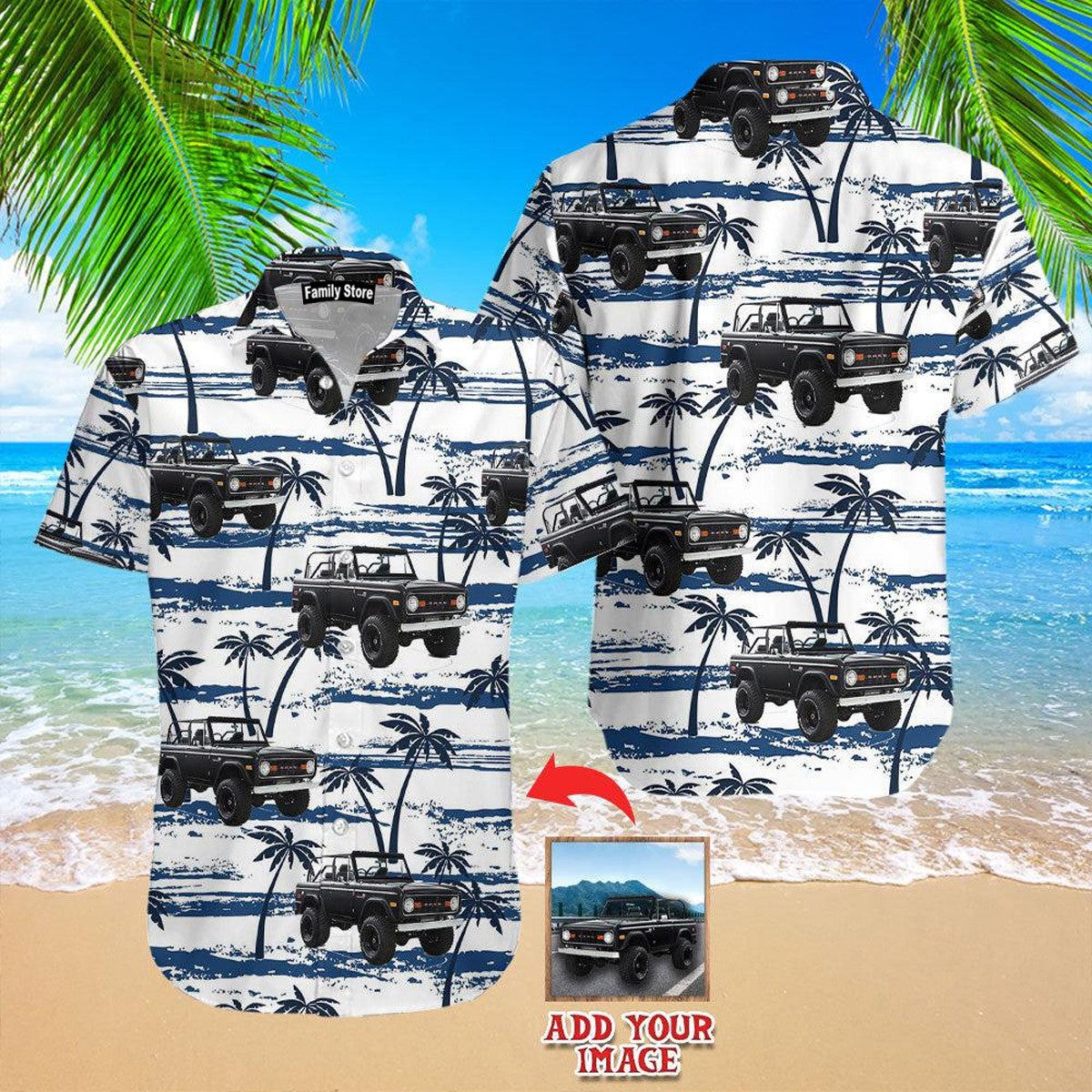 Cars Retro Tropical Custom Hawaiian Shirt