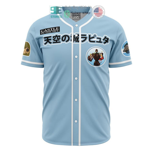 BEST Castle in the Sky Studio Ghibli Baseball Jersey
