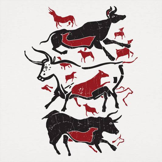 Cave Art Bulls
