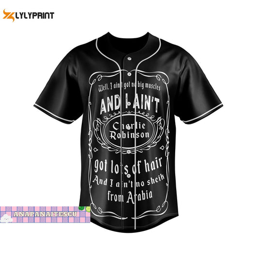 Charlie Robinson Baseball Jersey, Charlie Robinson Jersey - lylyprint.com