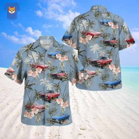 Chevrolet Chevelle Flower Car Lover Hawaiian Shirt