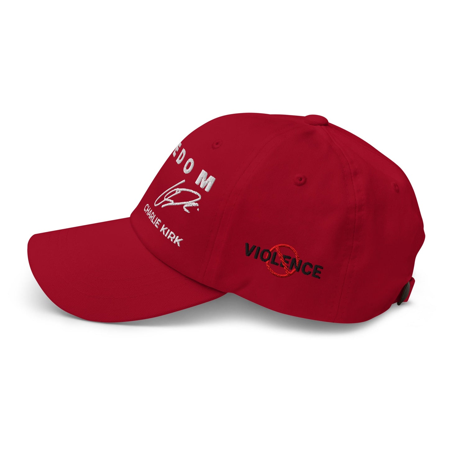 RIP Charlie Kirk Freedom Signature Red Hat