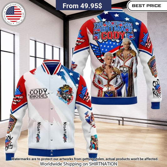 Cody Rhodes The American Nightmare Baseball Jacket