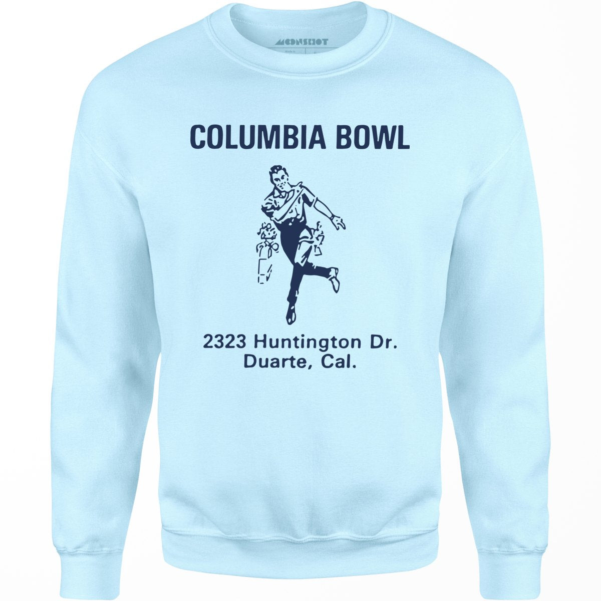 Columbia Bowl - Duarte, CA - Vintage Bowling Alley - Unisex Sweatshirt