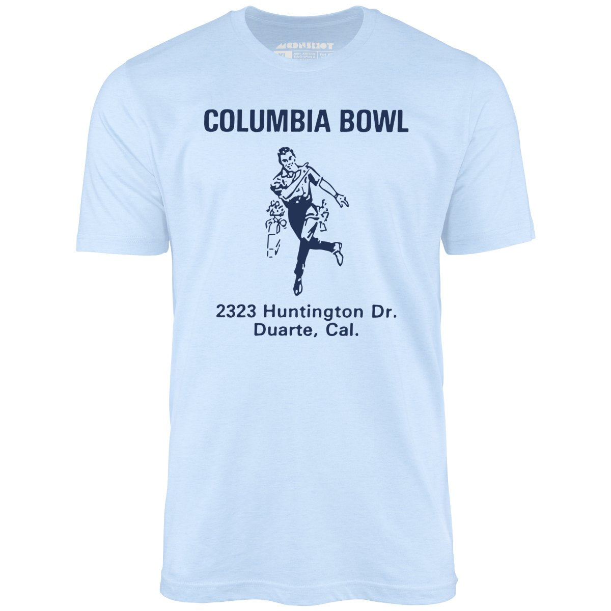 Columbia Bowl - Duarte, CA - Vintage Bowling Alley - Unisex T-Shirt