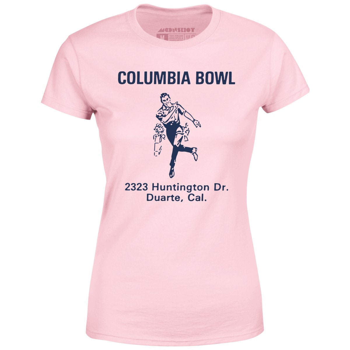Columbia Bowl - Duarte, CA - Vintage Bowling Alley - Women's T-Shirt