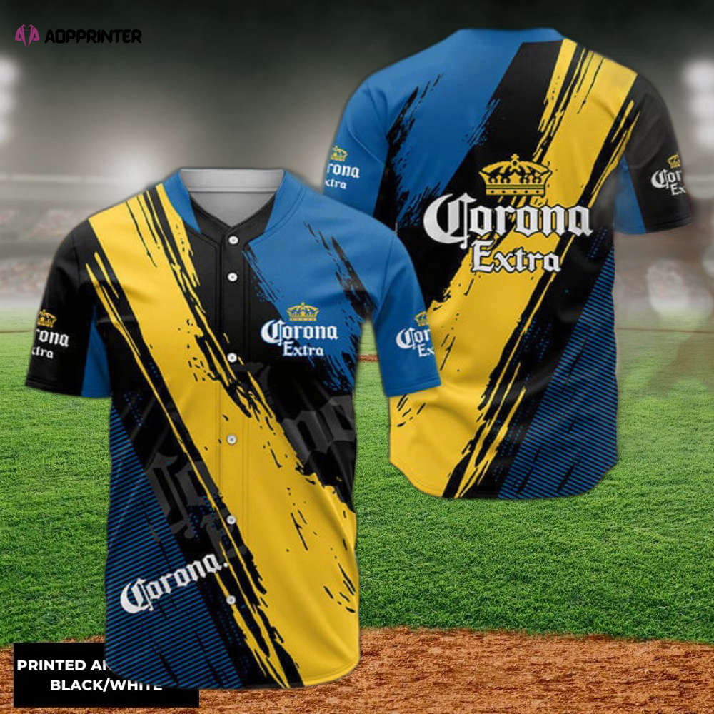Corona Extra E-Sports Gaming Baseball Jersey: Ultimate Gear for Gamers - Aopprinter