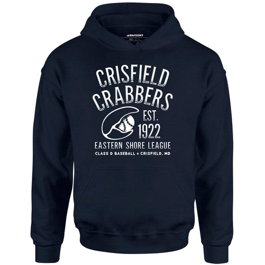 Crisfield Crabbers - Maryland - Vintage Defunct Baseball Teams - Unisex Hoodie