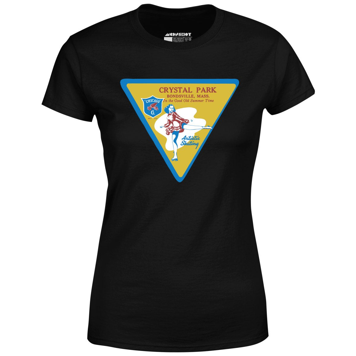 Crystal Park - Bondsville, MA - Vintage Roller Rink - Women's T-Shirt