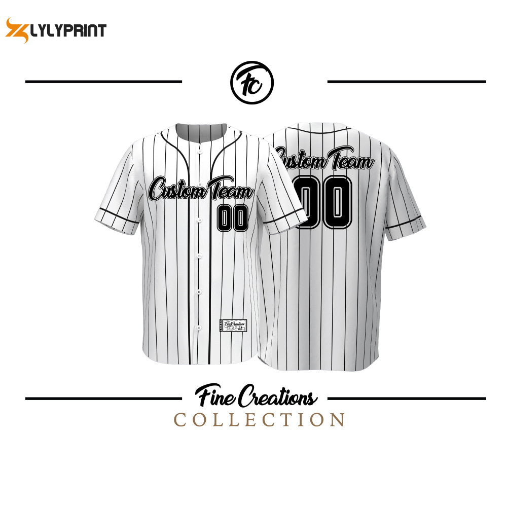 Custom Baseball Jersey, Black Baseball Jersey - lylyprint.com