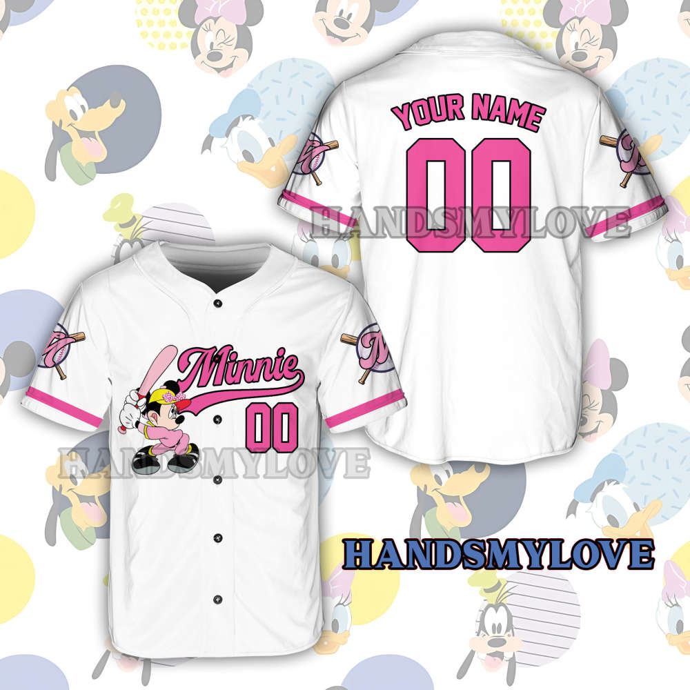 Custom Ddisney Character Mickey Game Day Baseball Jersey Ddisney Baseball Player Outfit For Baseball Fans Matching Outfit For Baseball Lover - Aopprinter