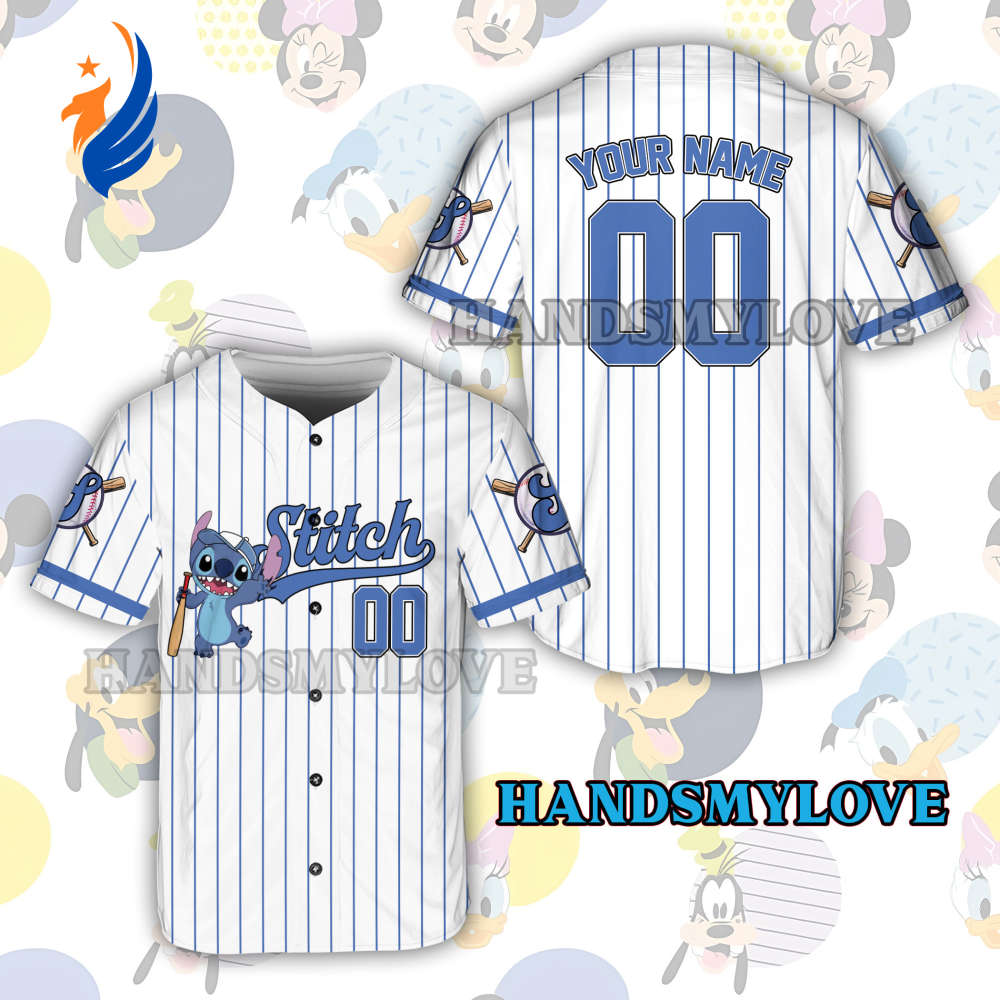 Custom Mickey Game Day Baseball Jersey - Perfect Outfit for Baseball Fans and Lovers - Bafud