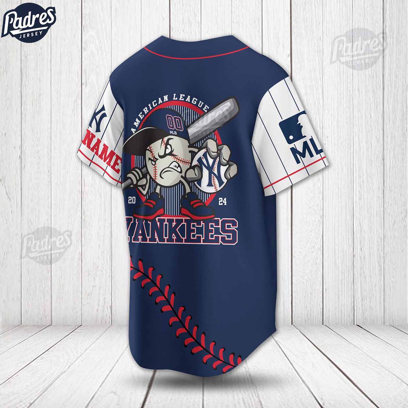 Personalized New York Yankees Baseball Jersey - Custom MLB Uniform for Ultimate Fans - Gift for Men Women - lylyprint.com